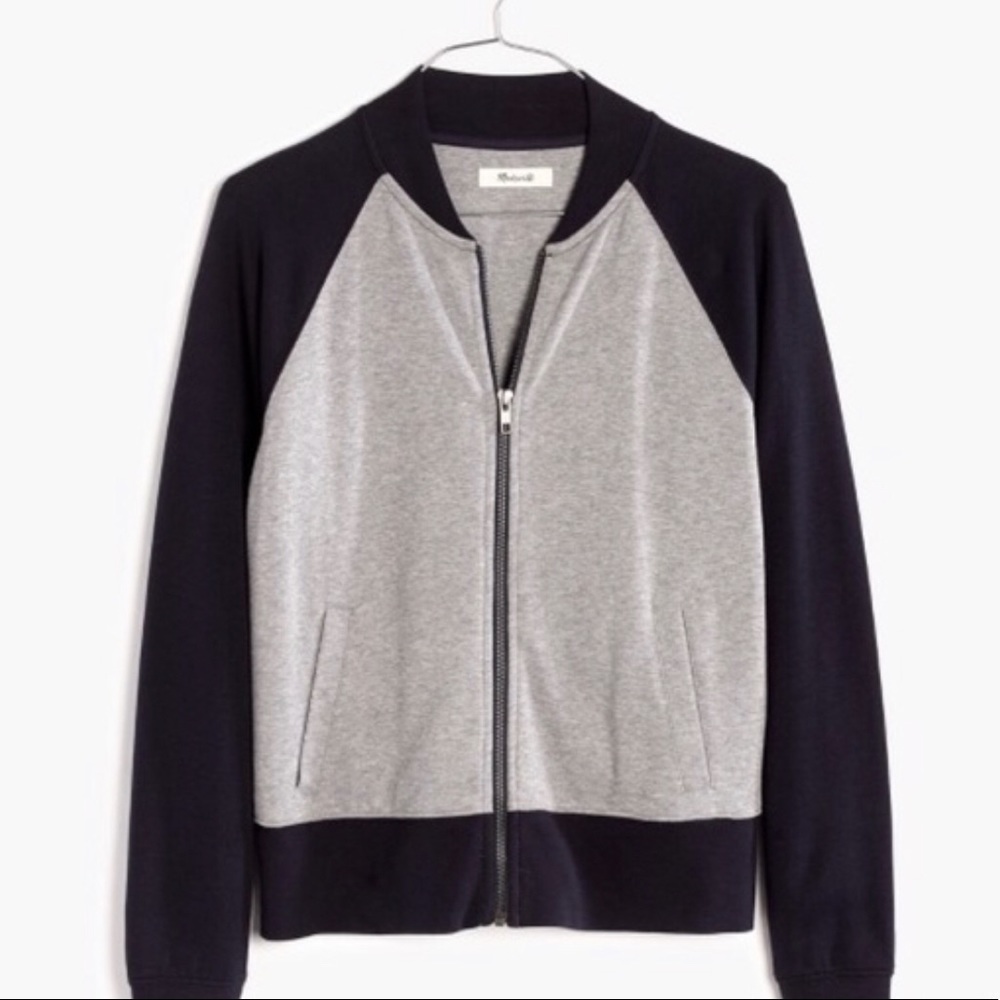 Madewell Bomber Sweatshirt